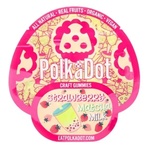 Strawberry Matcha Milk Polkadot Craft Gummies